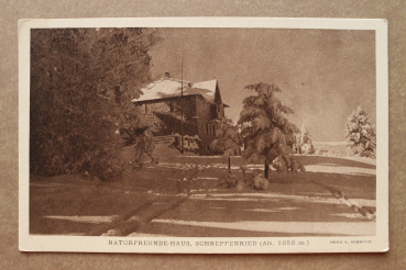 Ansichtskarte AK Schnepfenried Sondernach Elsass 1920er Jahre Naturfreunde Haus Ortsansicht Frankreich France 68 Haut Rhin